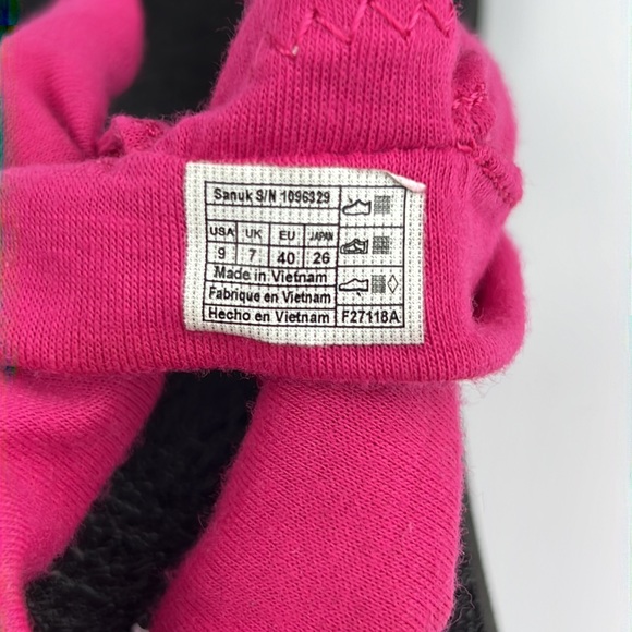 Sanuk Pink Yoga Mat Strap Flip Flops Women's Sz: 9 - Picture 10 of 10